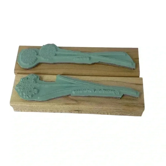 STAMPIN UP STEM FLOWER ALLIUM PAPERWHITE NARCISSUS WOOD MOUNT RUBBER STAMPS - Picture 5 of 8